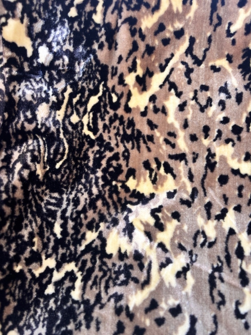 Vintage 1960s Leopard Animal Print Faux Fur Mod Glam Statement Jacket Coat  M - Picture 3 of 9